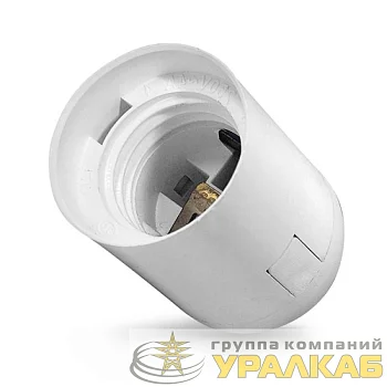 Патрон пластиковый подвесной Е27 бел. TOKOV ELECTRIC TKE-C01-PPL-27