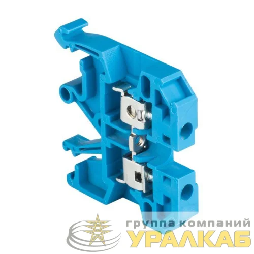 Колодка клеммная JXB-2.5/35 (35а) син. EKF plc-jxb-2.5/35b детальная картинка