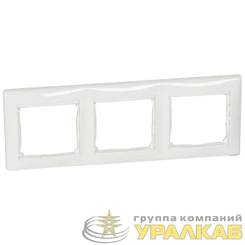 Рамка 3-м Valena горизонт. бел. (DIY-упак.) Leg 694242