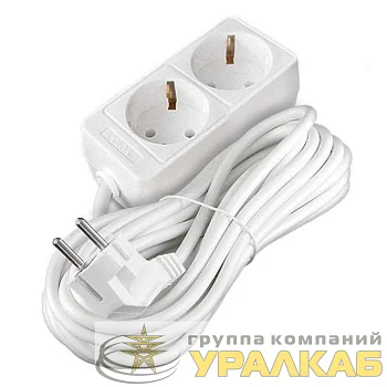 Удлинитель 2х3м с заземл. 10А IP20 2.2кВт ПВС Союз 481S-9203