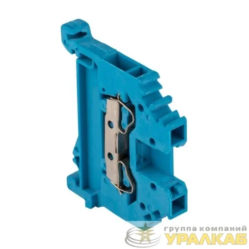 Колодка клеммная JXB-S-2.5 24А (280-104) пружинная син. EKF 