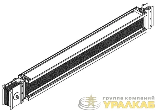 Секция прямая 2-2.99м 1600А Al 3L+N+PER IP55 тран. IEK 