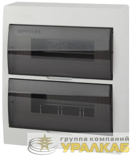 Бокс ЩРН-П-24 мод. навесной пластик IP41 SIMPLE NO-box_simple-plastic_24_surface ЭРА 