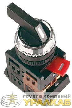 Переключатель ALCLR-22 на 3 полож. черн. I-O-II 1з+1p IEK BSW10-ALCLR-3-K02