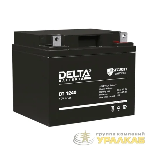 Аккумулятор ОПС 12В 40А.ч DT 1240 Delta 