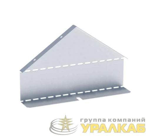 Заглушка для крышки двускатной 50х200 сталь 0.8мм HDZ гор. оцинк. EKF 