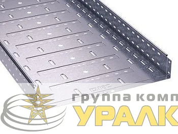 Лоток листовой перфорированный 600х80 L3000 сталь 1мм DKC 35308