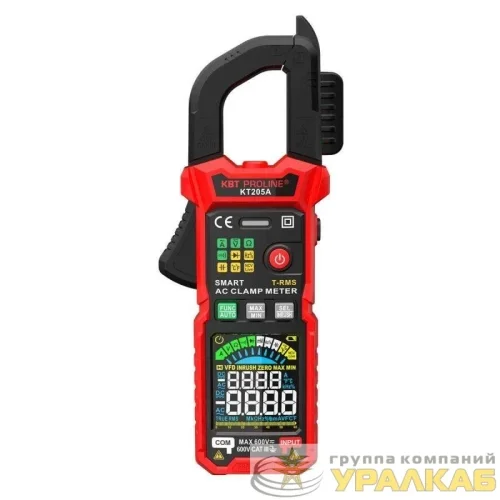 Клещи токовые цифровые КТ 205А PROLINE КВТ 