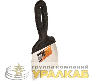 Шпатель пластиковая рукоятка 100мм нерж.cталь Вихрь 73/3/2/18