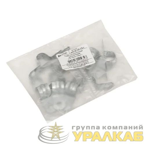 Скоба крепежная двухлапковая d12-13мм метал. (уп.10шт) PROxima EKF sm-2-12-13-r детальная картинка