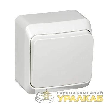 Выключатель 1-кл. ОП Этюд 10А IP20 бел. SE BA10-001B