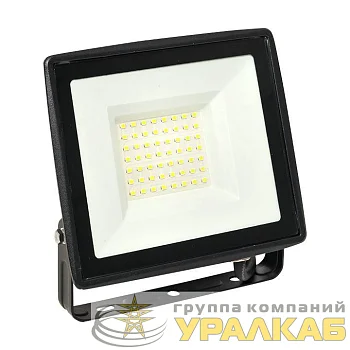 Прожектор светодиодный СДО-3004 50Вт 6500К IP65 Basic EKF FLL-3004-50-6500