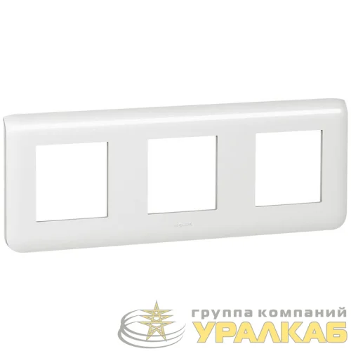 Рамка 3х2мод. Mosaic New горизонт. бел. Leg 078806 детальная картинка
