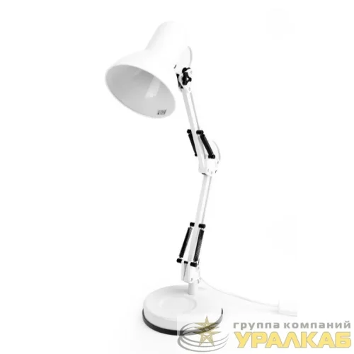 Светильник KD-313 настол. база 230В 60Вт E27 бел. Camelion 