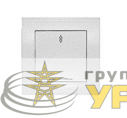 Переключатель проходной 1-кл. СП Бриллиант 10А IP20 с подсветкой бел. UNIVersal 7947380