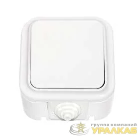 Выключатель 1-кл. ОП 6А IP44 бел. Bylectrica 