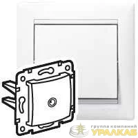 Розетка телевизионная TV СП Valena 2400МГц механизм бел. (DIY-упак.) IEK 694284