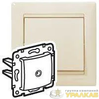 Розетка телевизионная TV СП Valena 2400мГц механизм сл. кость (DIY-упак.) IEK 695618