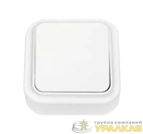 Выключатель 1-кл. ОП 6А IP20 бел. Bylectrica 