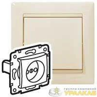 Розетка 1-м СП Valena 16А IP21 2P без заземл. механизм сл. кость (DIY-упак.) IEK 695611
