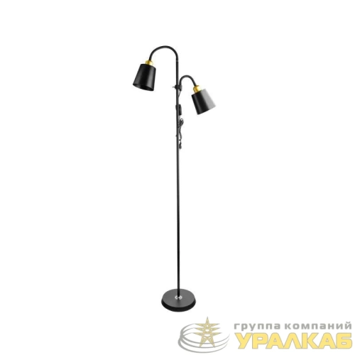 Светильник Ultraflash UF-404 C02 Е27 торшер напольн. черн. Ultraflash 15728 детальная картинка