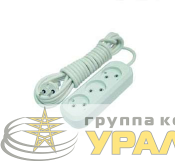 Удлинитель 3х5м без заземл. 10А IP20 Makel MGP124