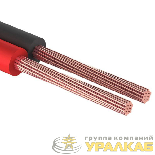 Кабель Stereo 2х2.50 красн./черн. (уп.5м) Rexant 01-6108-3-05