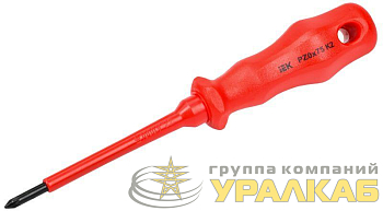 Отвертка диэлектрическая крестовая PZ0х75 K2 K2 1000В ARMA2L 3 IEK A2L3-SC30-K2-PZ-00-075