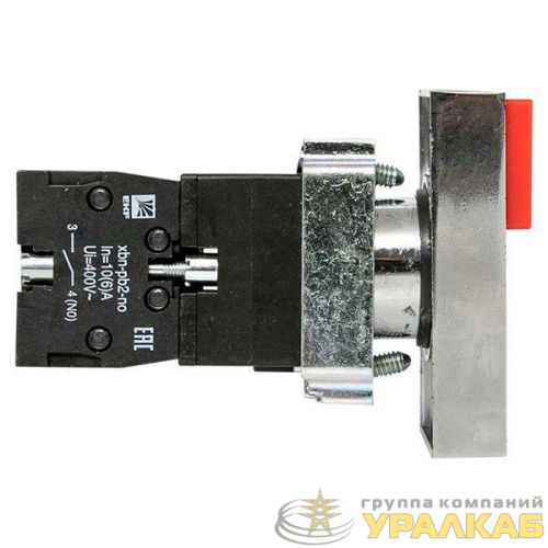 Кнопка LAY5-BW8465 "I-O" прямоугольная 230В NO+NC PROxima EKF 