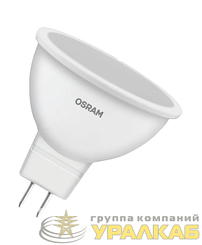 Лампа светодиодная LED Value LVMR1675 10SW/830 230В GU5.3 2х5 RU (уп.5шт) OSRAM 4058075585102