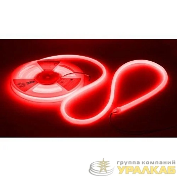 Лента светодиодная LS2835-9.6-120-24-R-IP68-5м 24В термостойкая для бани в комплекте: 2 заглушки; 10 крепежей красн. (уп.5м) Эра 