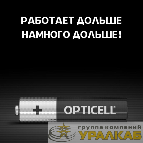 Элемент питания алкалиновый AAA/LR03 (блист. 12шт) Basic Opticell 5051011