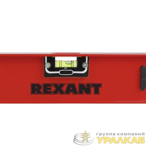 Уровень алюминиевый "Рельс" 600мм 3 глазка (1 поворотный) Rexant 12-9211 детальная картинка