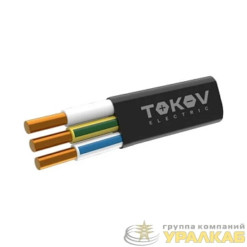 Кабель TOKOV ELECTRIC ВВГ-Пнг(А)-LS 3х6 ОК (N PE) 0.66кВ (м) ТХМ00407699