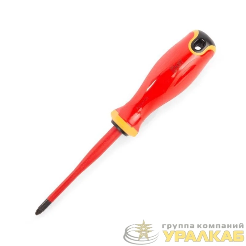 Отвертка диэлектрическая PZ2х100 СЛИМ КВТ 