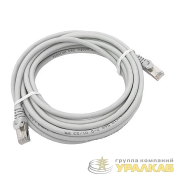 Патч-корд кат.6 экранированный FTP оболочка LSZH сер. (5.0м) TeraLINK PRO EKF TRP-6FTP-LSH-5M-GY