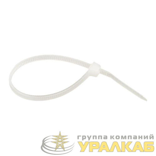 Хомут кабельный 2.5х120 нейл. бел. (уп.100шт) EKF plc-c-2.5x120 детальная картинка