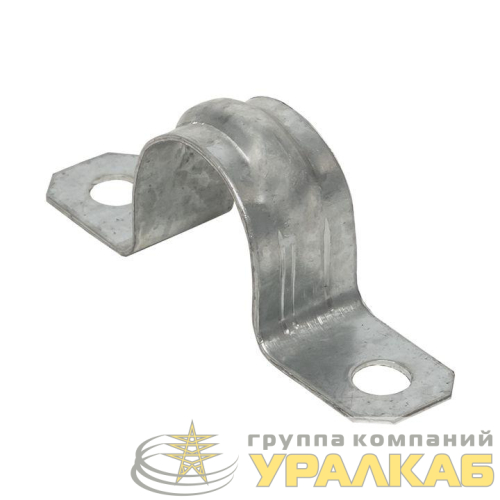 Скоба крепежная двухлапковая d19-20мм метал. (уп.10шт) PROxima EKF sm-2-19-20-r детальная картинка