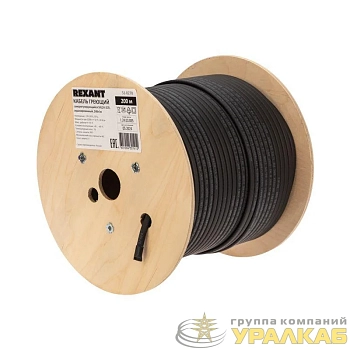 Кабель греющий (нагрев.) саморег. SRL24-2CR экранированный 24Вт/м 0.9кв.мм/70м 200м Rexant 51-0278