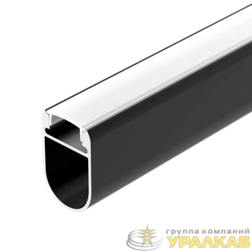 Профиль WARDROBE-1930-2000 ANOD BLACK L2000 алюм. Arlight 