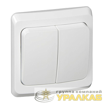 Выключатель 2-кл. СП Этюд 10А IP20 бел. SE BC10-002B