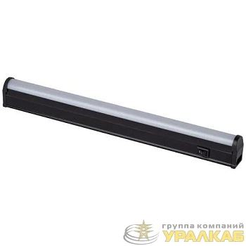 Светильник светодиодный LLED-01-04W-4000-B 4Вт 4000К L314мм с выключателем (в линию до 100Вт) черн. Эра 