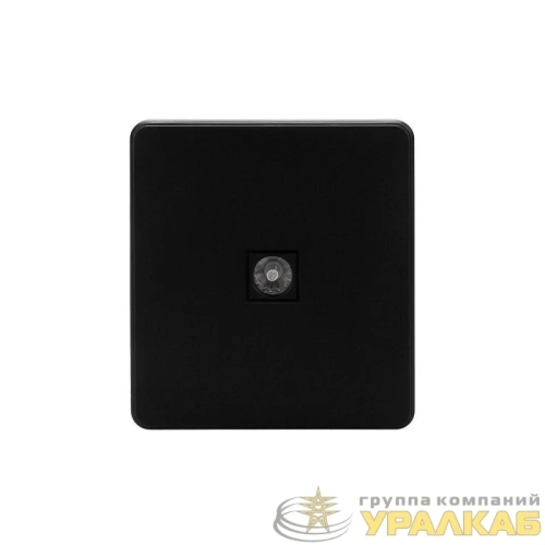 Розетка телевизионная TV СП ROUND MIELE оникс Kranz 