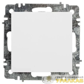 Кнопка Intro Accent 6-109-01 10А-250В IP20 СУ AL/CU бел. Intro 