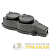 Колодка 2-м 16А IP44 2P+PE 230В с защ. крышками каучук Basic EKF 
