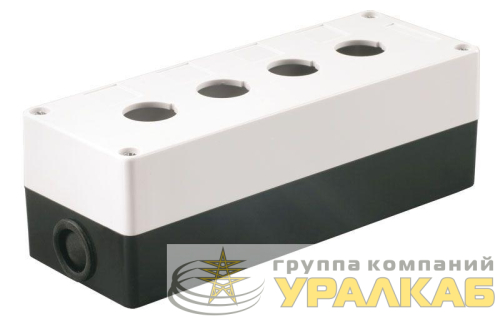 Корпус КП 104 4-м бел. для кнопок IEK BKP10-4-K01
