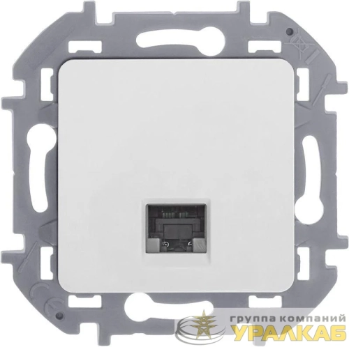Розетка компьютерная Inspiria RJ45 кат.5E UTP бел. IEK 