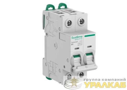 Выключатель автоматический 2п B 1А 10кА Systeme9 400В SE 