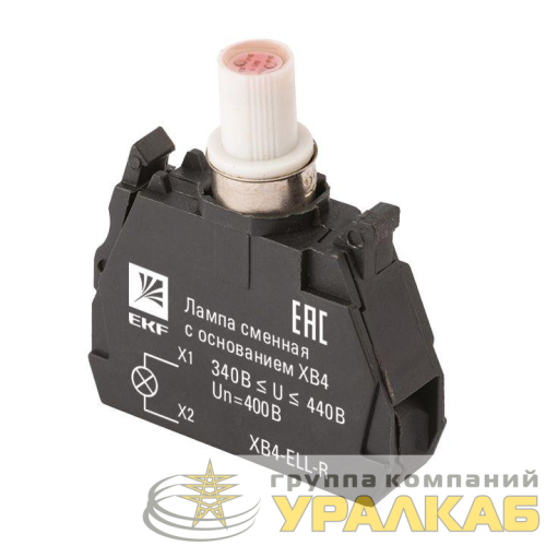 Лампа сменная с основанием XB4 красн. 400В PROxima EKF XB4-ELL-R детальная картинка