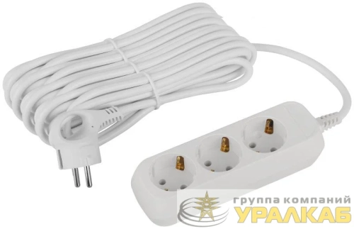 Удлинитель 3х10м с заземл. ПВС 3х1 UDL-16-3100-E Greenline Эра 